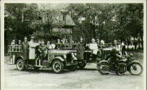 Postcard #160  Lake Bluff Fire Fighters